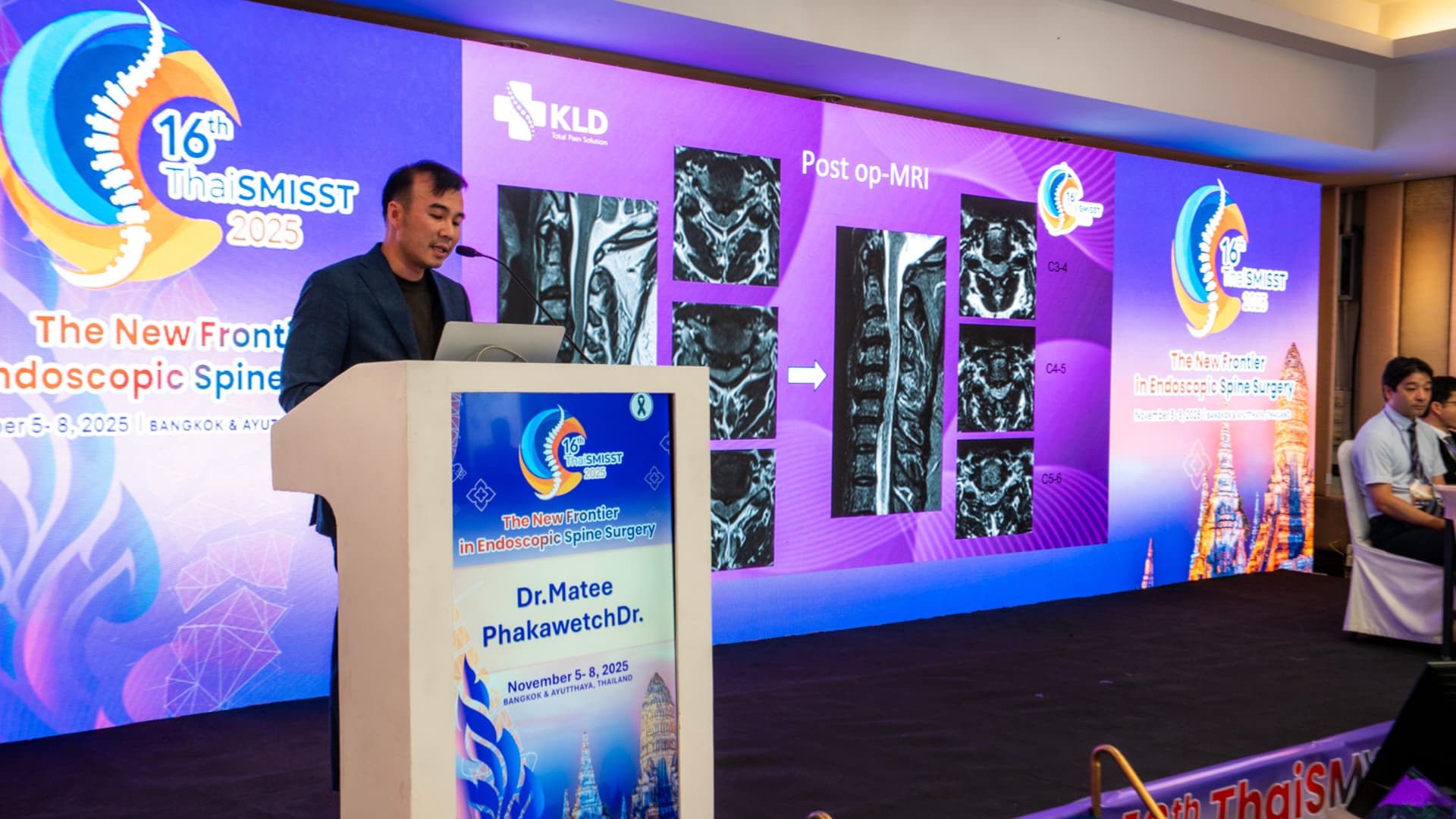 นพ.เมธี ภัคเวช ขึ้นบรรยายในงานประชุมใหญ่ศัลยแพทย์กระดูกสันหลังระดับนานาชาติ 16th Thai SMISST 2025!